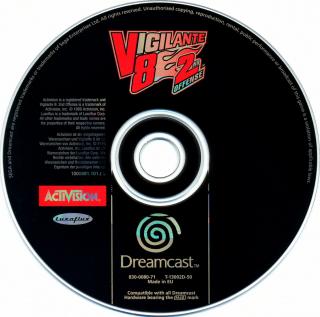 Vigilante 8 2nd Offense (PAL) CD Scan - Click for full size image