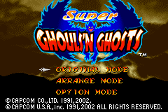 super ghouls and ghosts rom issue