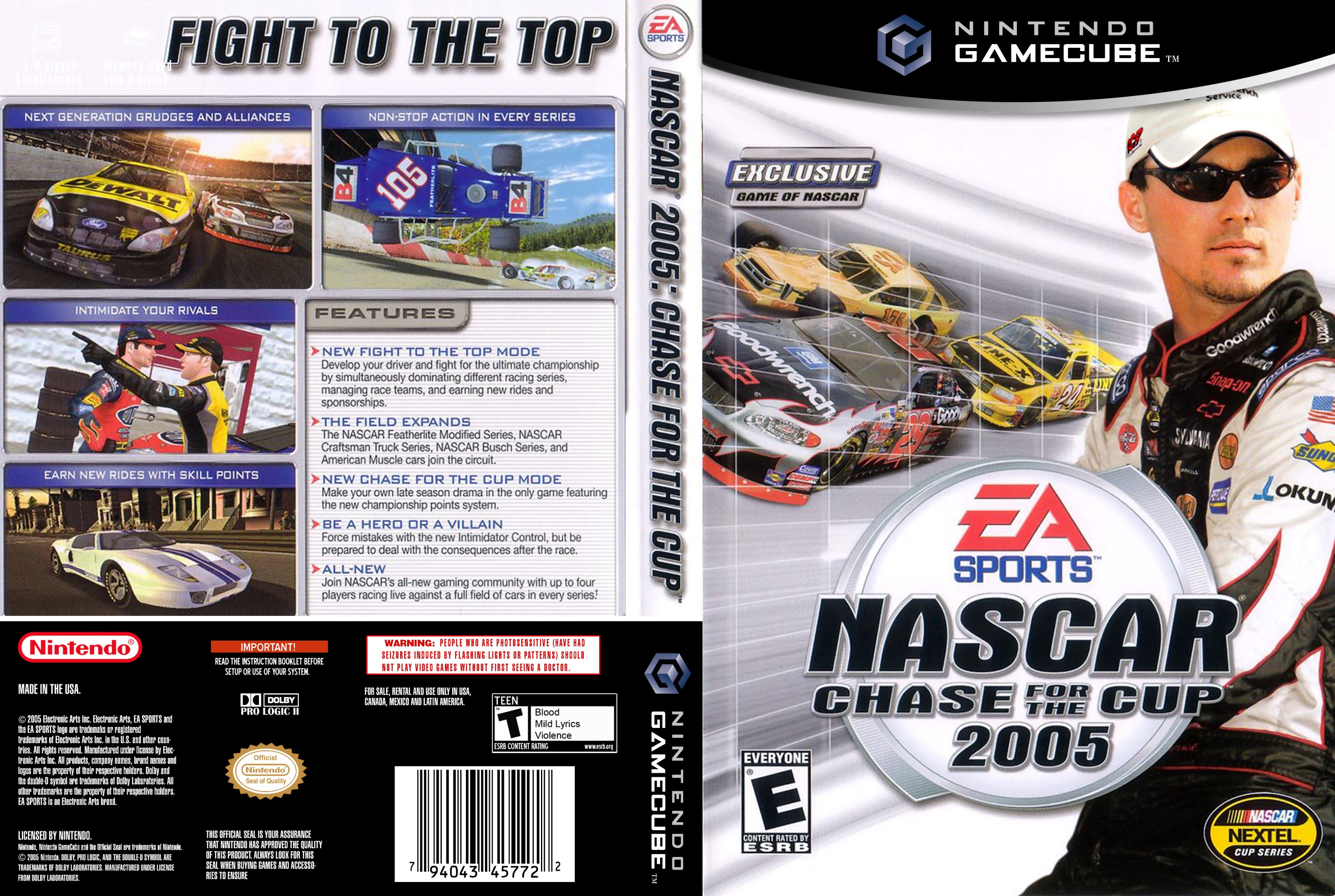 nascar 2005 chase for the cup nintendo gamecube rom