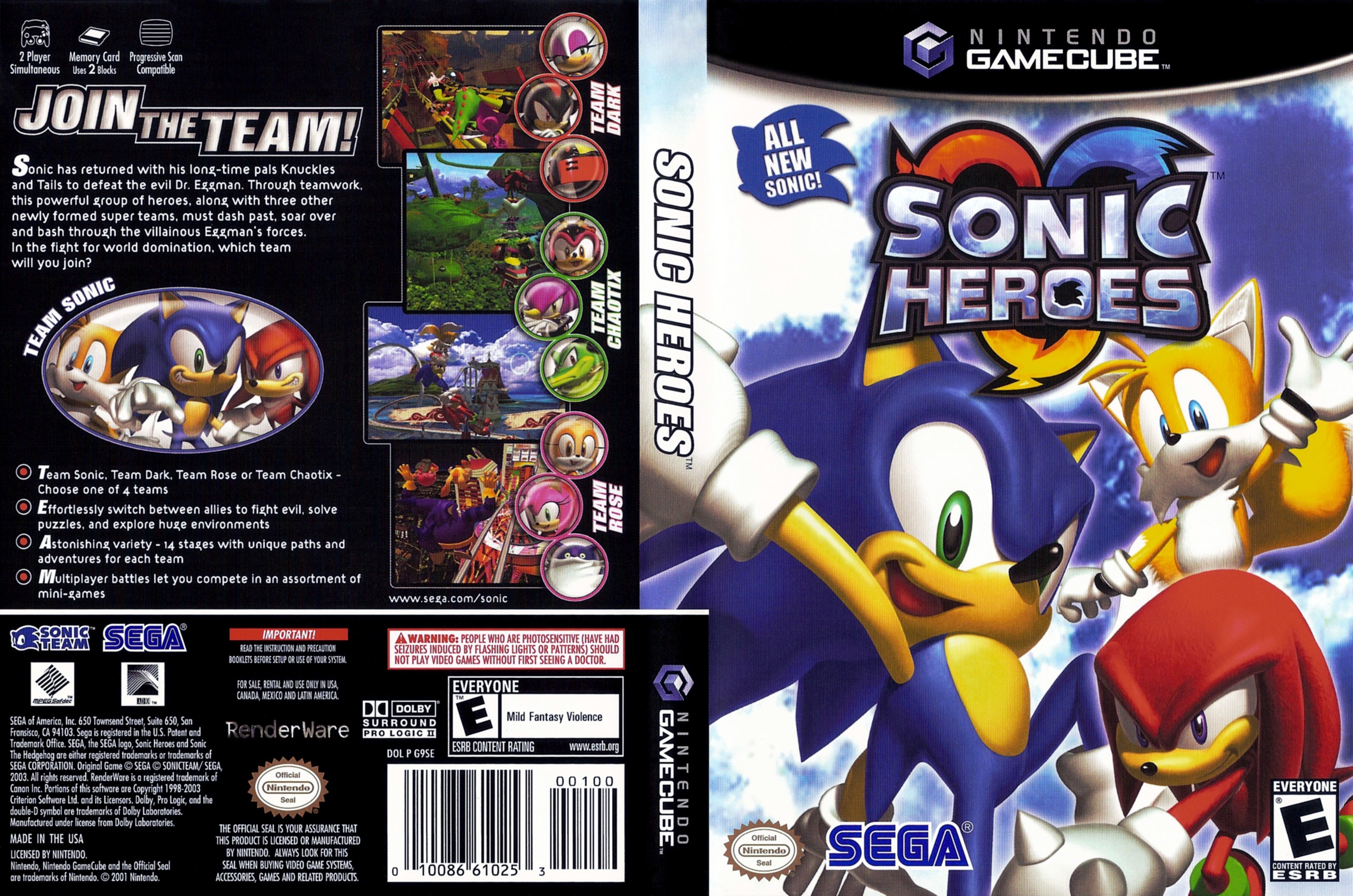 sonic heroes iso ps2