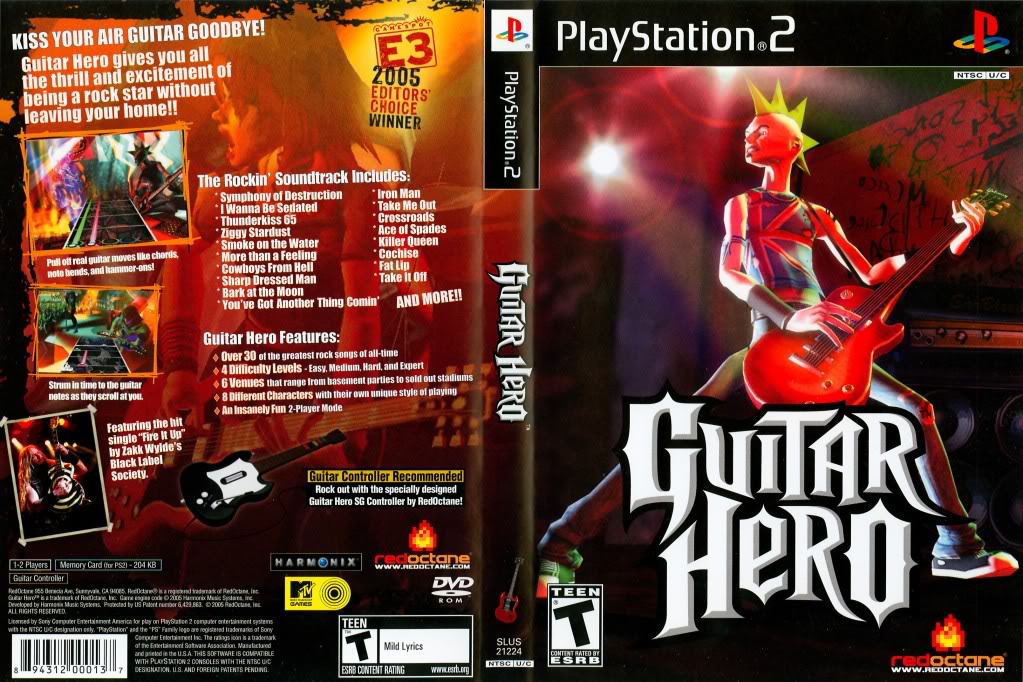 ps2 guitar hero drum set