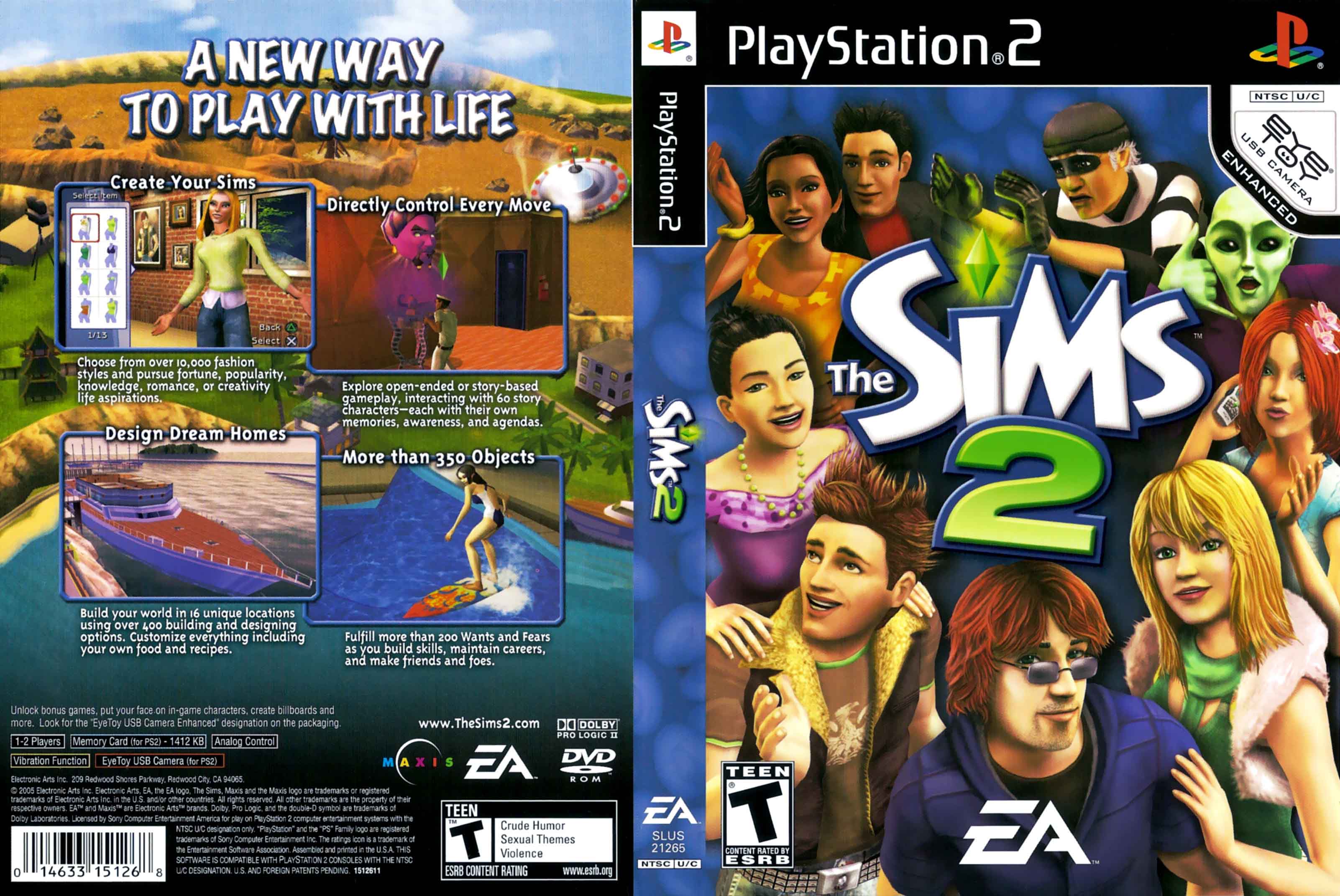 the sims 1 ps2