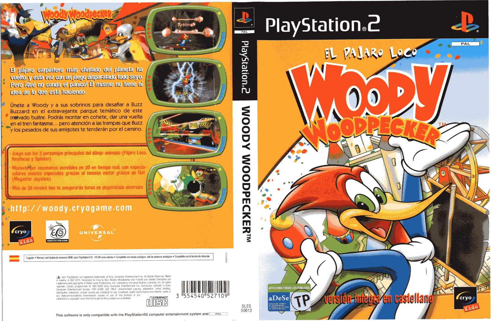 woody woodpecker sega genesis