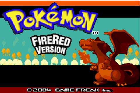 Pokémon fire red rom gba