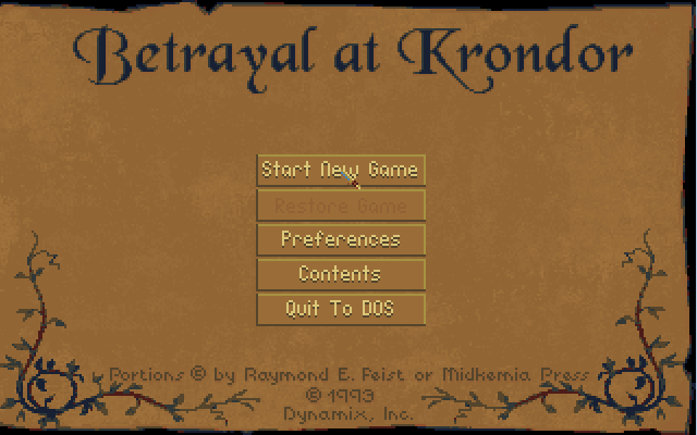 betrayal at krondor inventory system